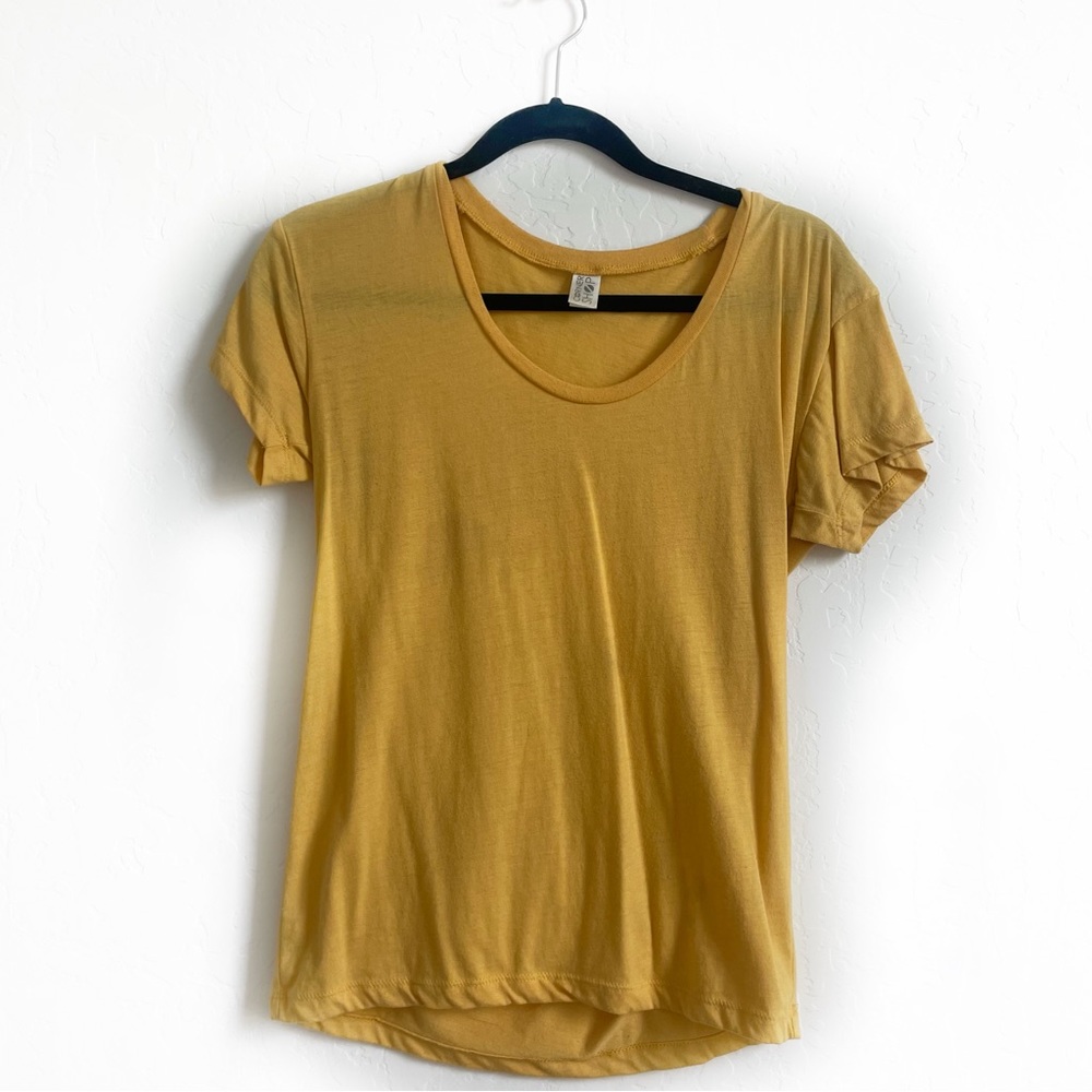 Mustard Yellow Tee - 3 for $15